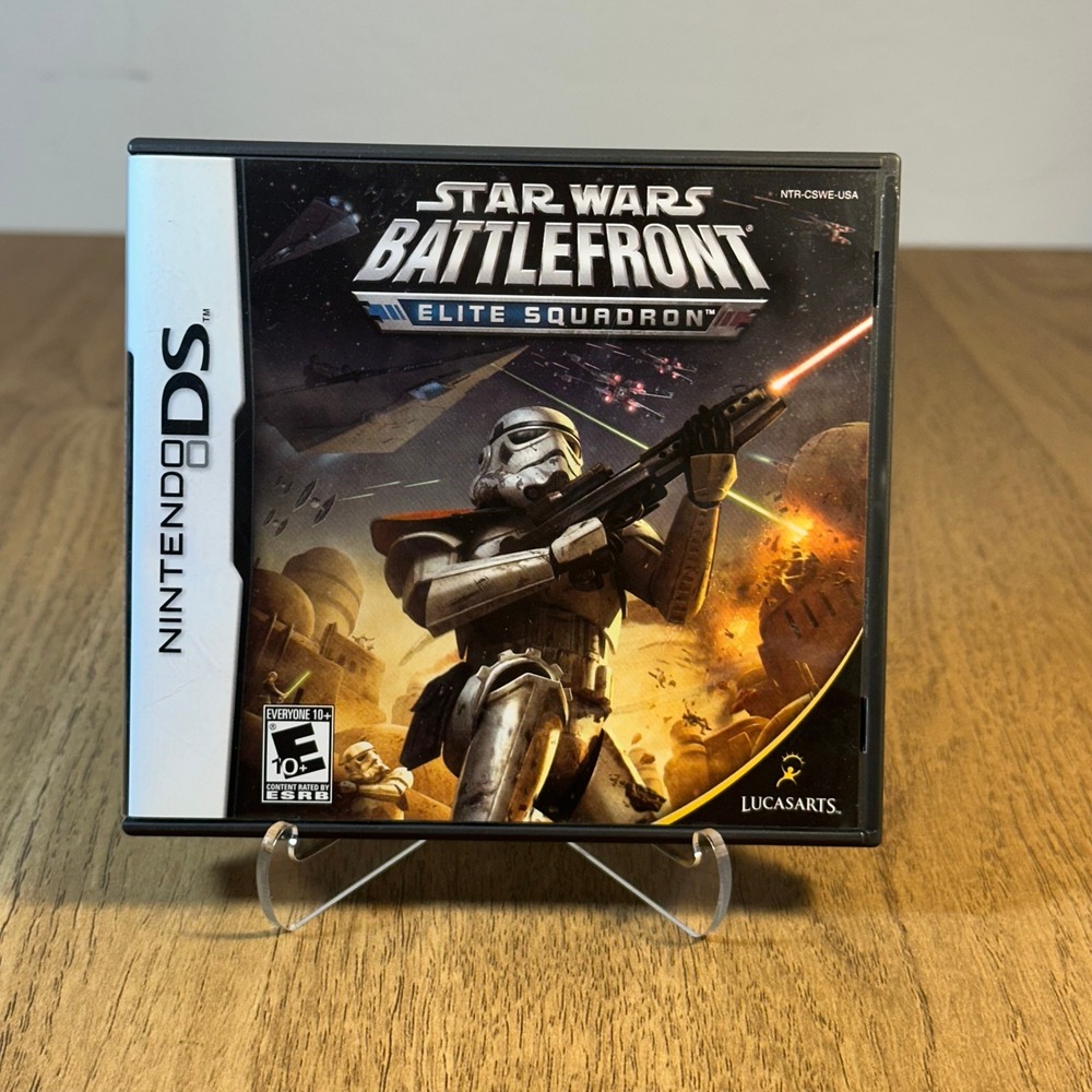 LucasArts Star Wars Battlefront Elite Squadron DS Case Manual Good No Game